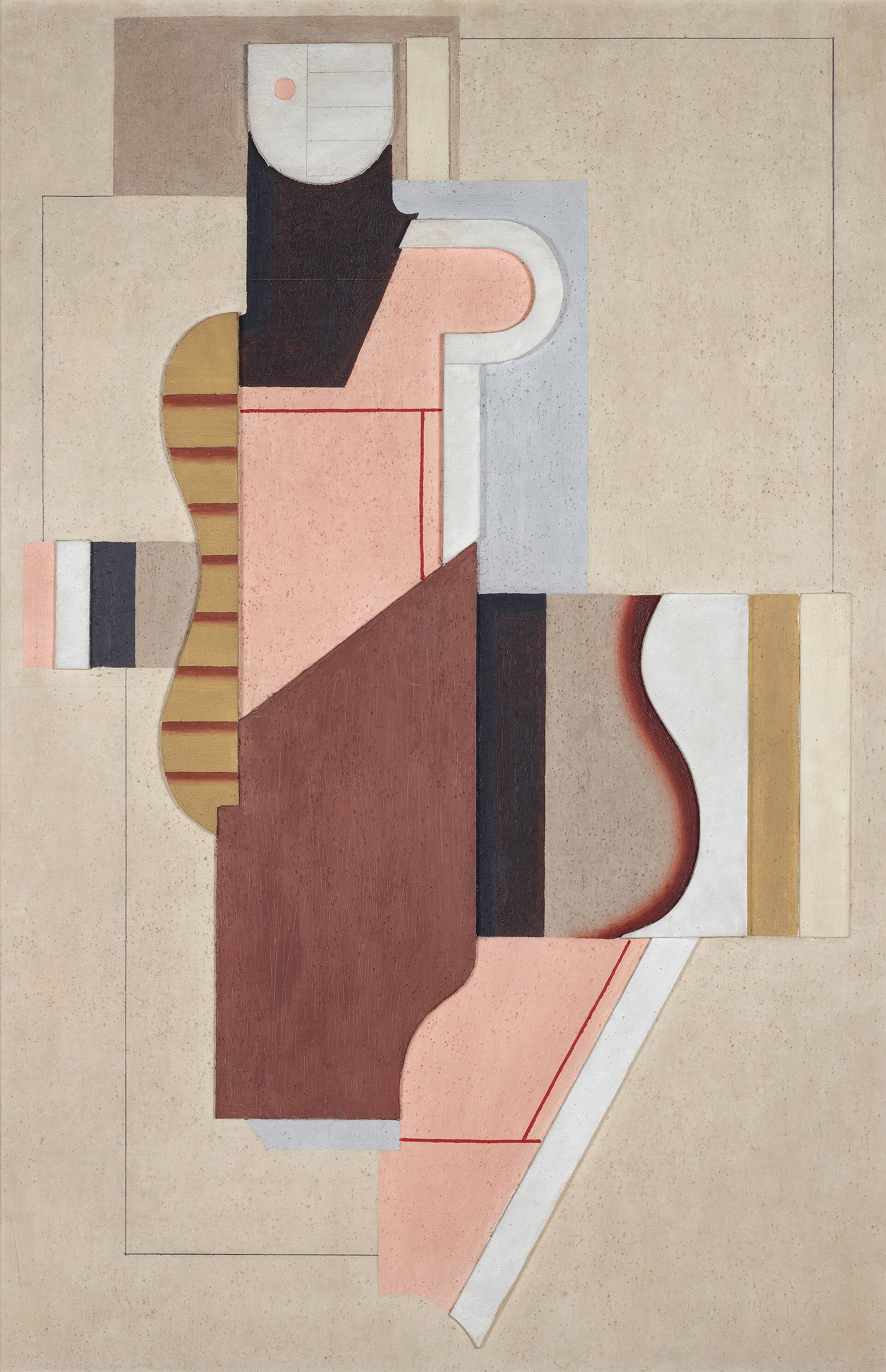 
            
                Willi Baumeister Mauerbild Schwarz-Rosa
            
        